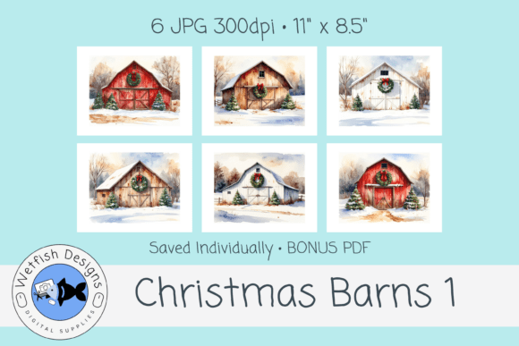 Christmas Barn Illustrations 1 Review