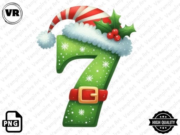 Christmas ELF Number Sublimation PNG Review