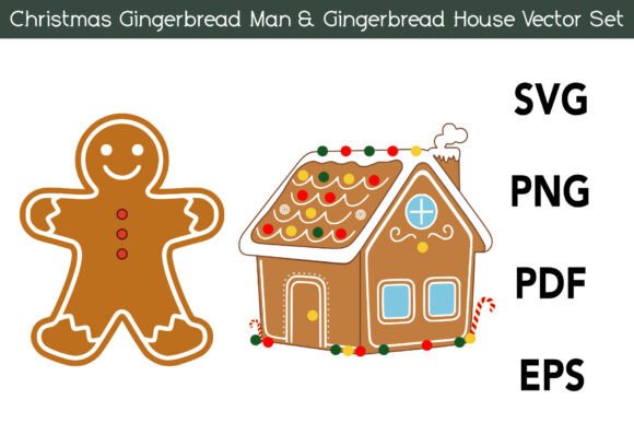 Christmas Gingerbread Man House Vector Illustrations Review