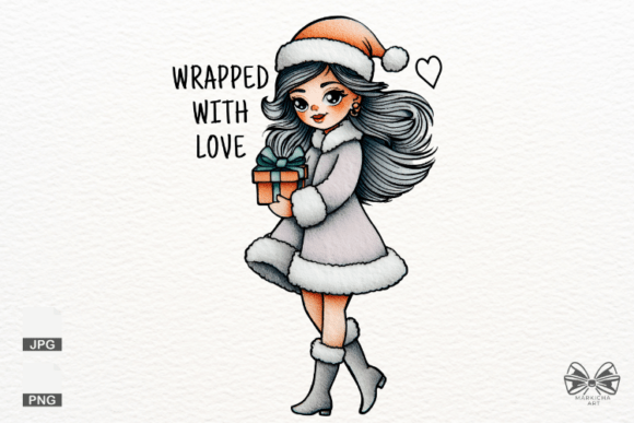 Christmas Santa Girl Png Clipart: A Review for Illustrations and Blog Graphics
