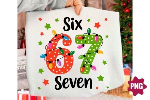 Christmas Six Seven Png, Funny 6 7 Png, Review for Branding