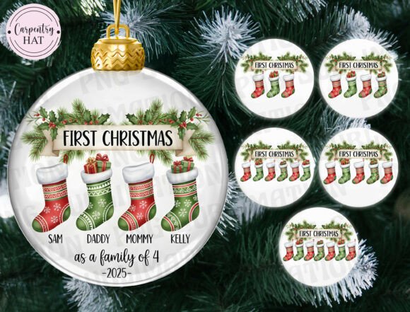 First Christmas Family Ornament PNG: A Brand Designer’s Review