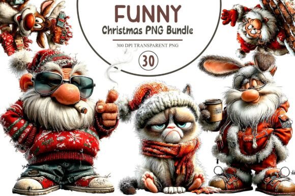 Funny Christmas PNG Bundle Review