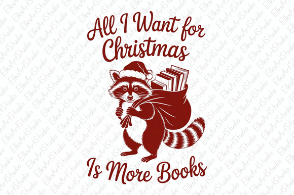 Funny Christmas Raccoon Sublimation Png Review