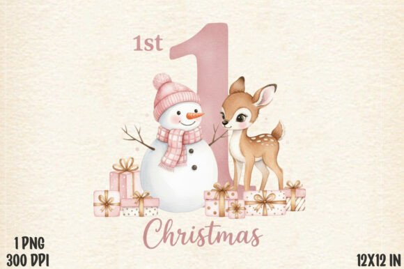 Pink My First Christmas Png: A Designer’s Review for Brand Identity and Illustrations