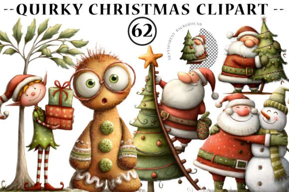 Quirky Christmas Clipart: A Publisher’s Review of Seasonal Illustrations