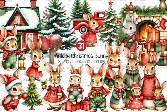 Vintage Christmas Bunny Embroidery Review